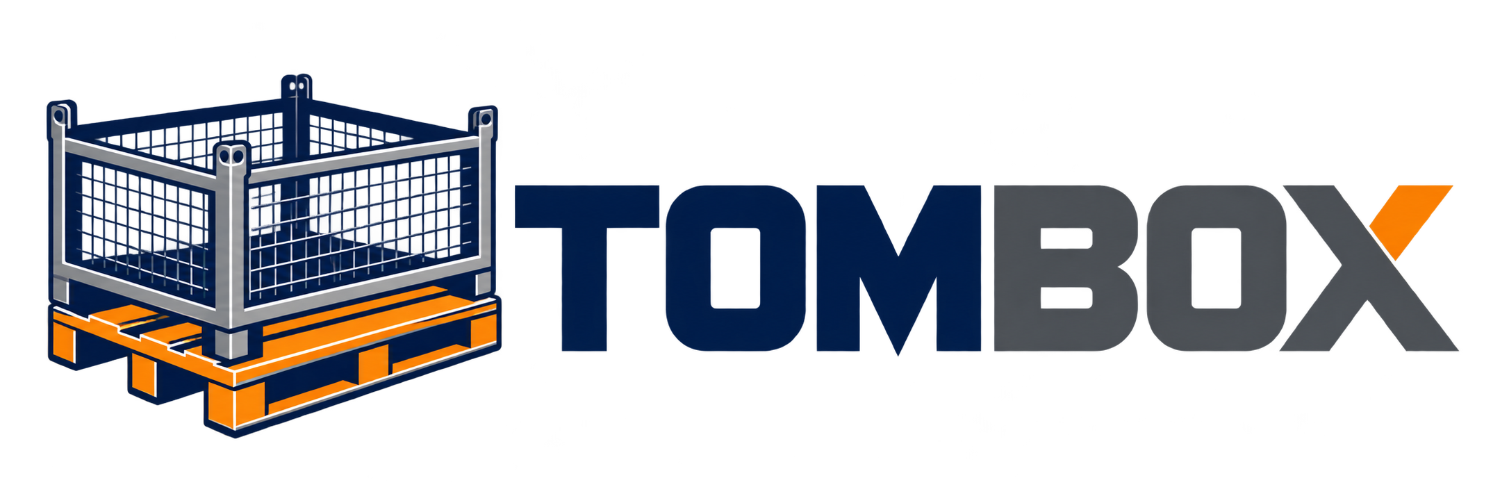 TOMBOX-Gitterboxen und Paletten-Logo